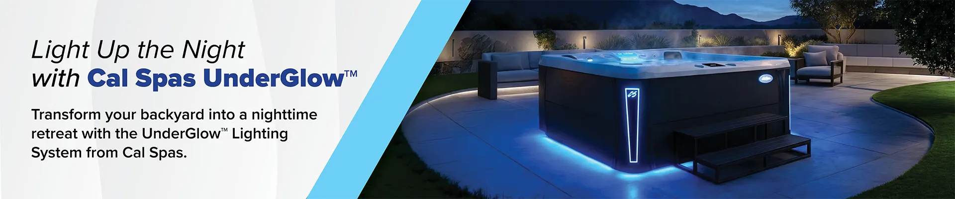 Calspas hot tub being used in a family setting - Compton